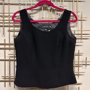 Kasper Black Tank Top Blouse, Size 4